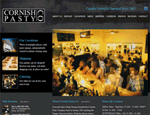 Tablet Screenshot of cornishpastyco.com